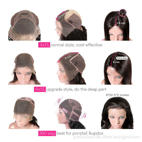Short Bob Human Hair Lace Front Wig, Virgin Brazilian Lace Wig Human Hair Straight